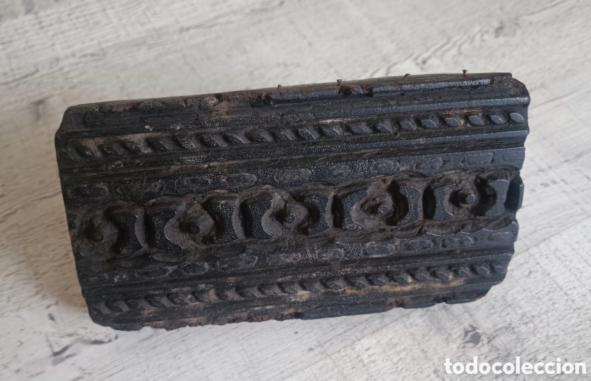Antig&uuml;edades: 3 OBJETOS ANTIGUOS MADERA Y ESTA&Ntilde;O - Foto 10