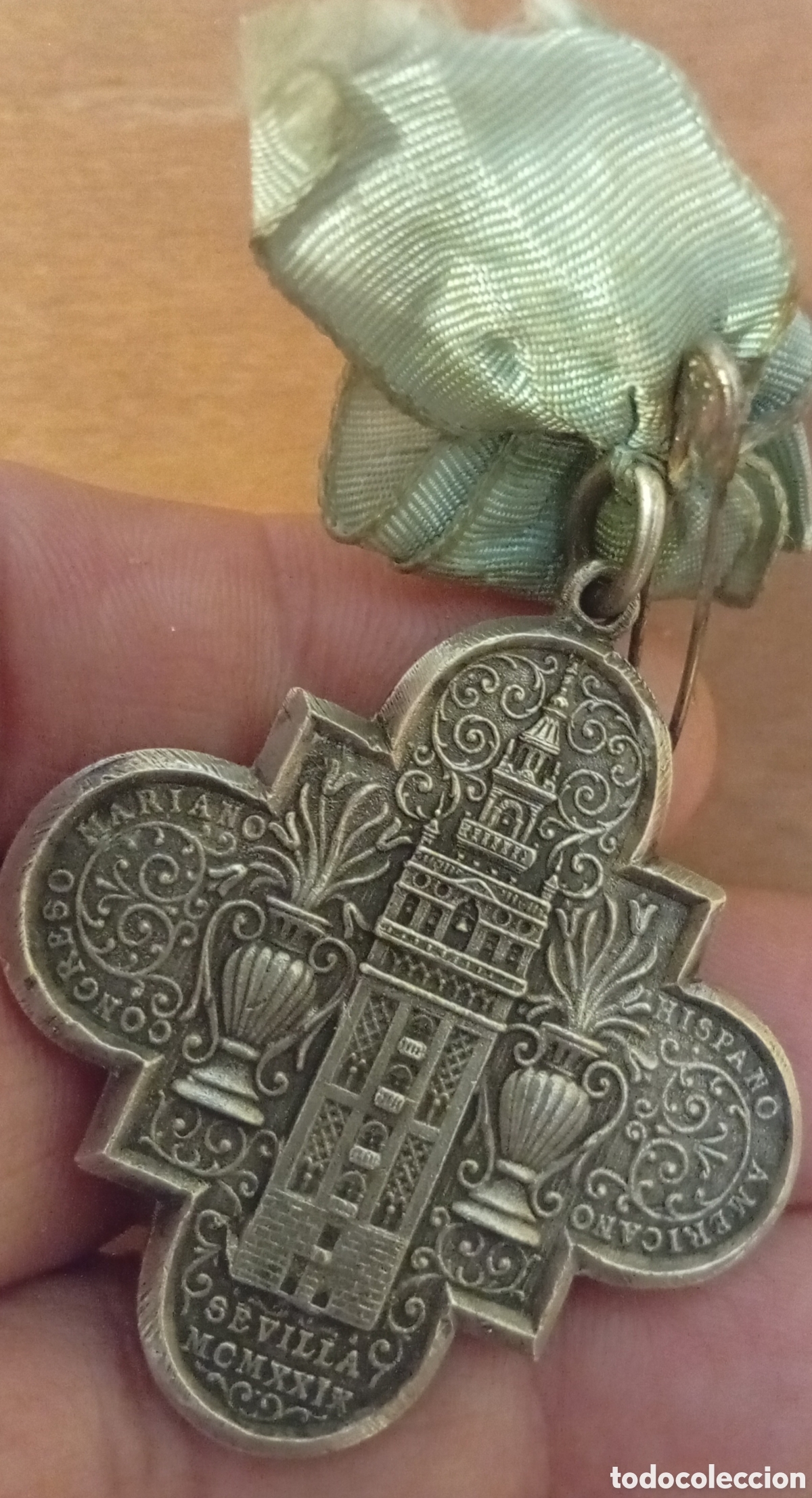 Antig&uuml;edades: Antigua medalla religiosa - Foto 2