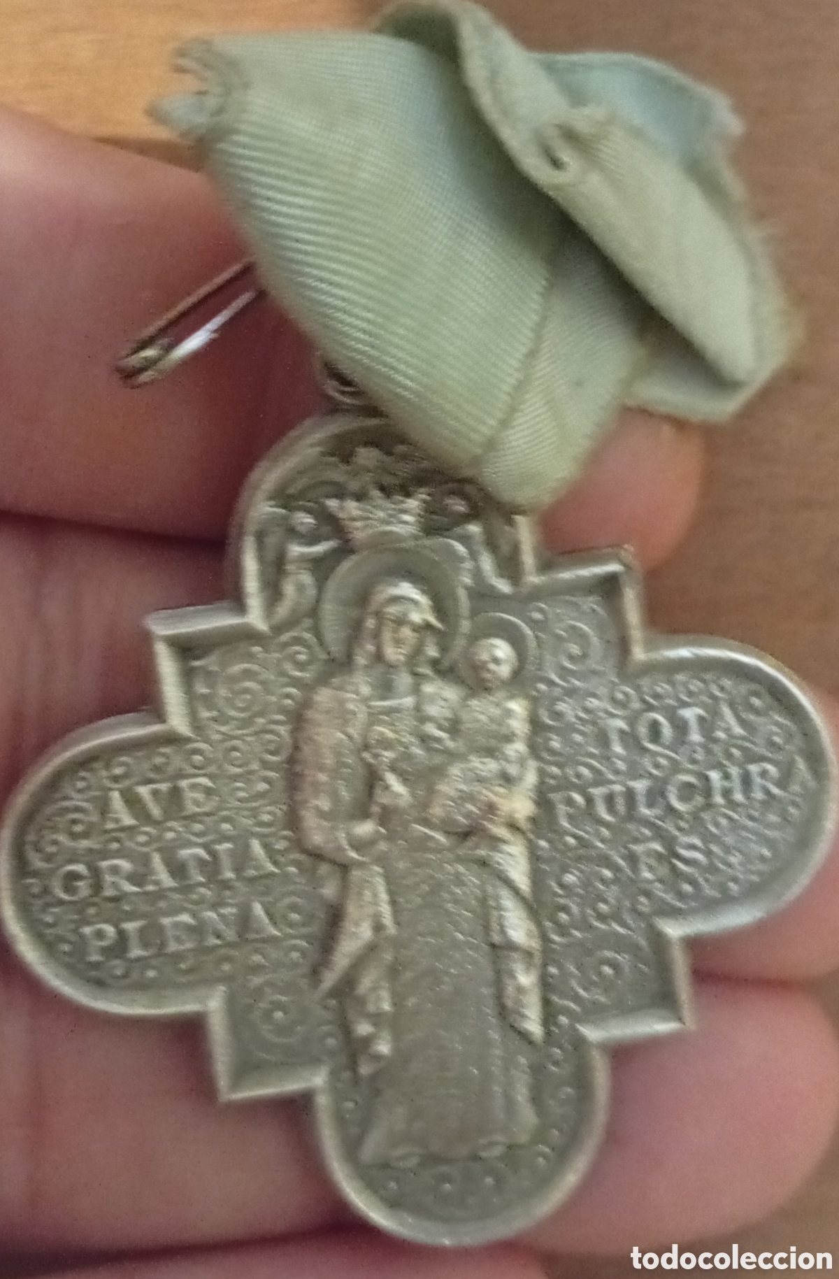 Antig&uuml;edades: Antigua medalla religiosa - Foto 1