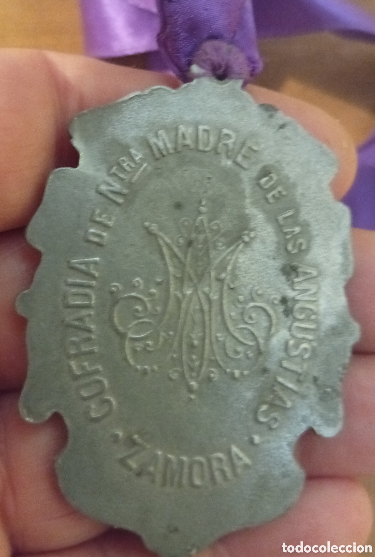 Antig&uuml;edades: Antigua medalla religiosa - Foto 2