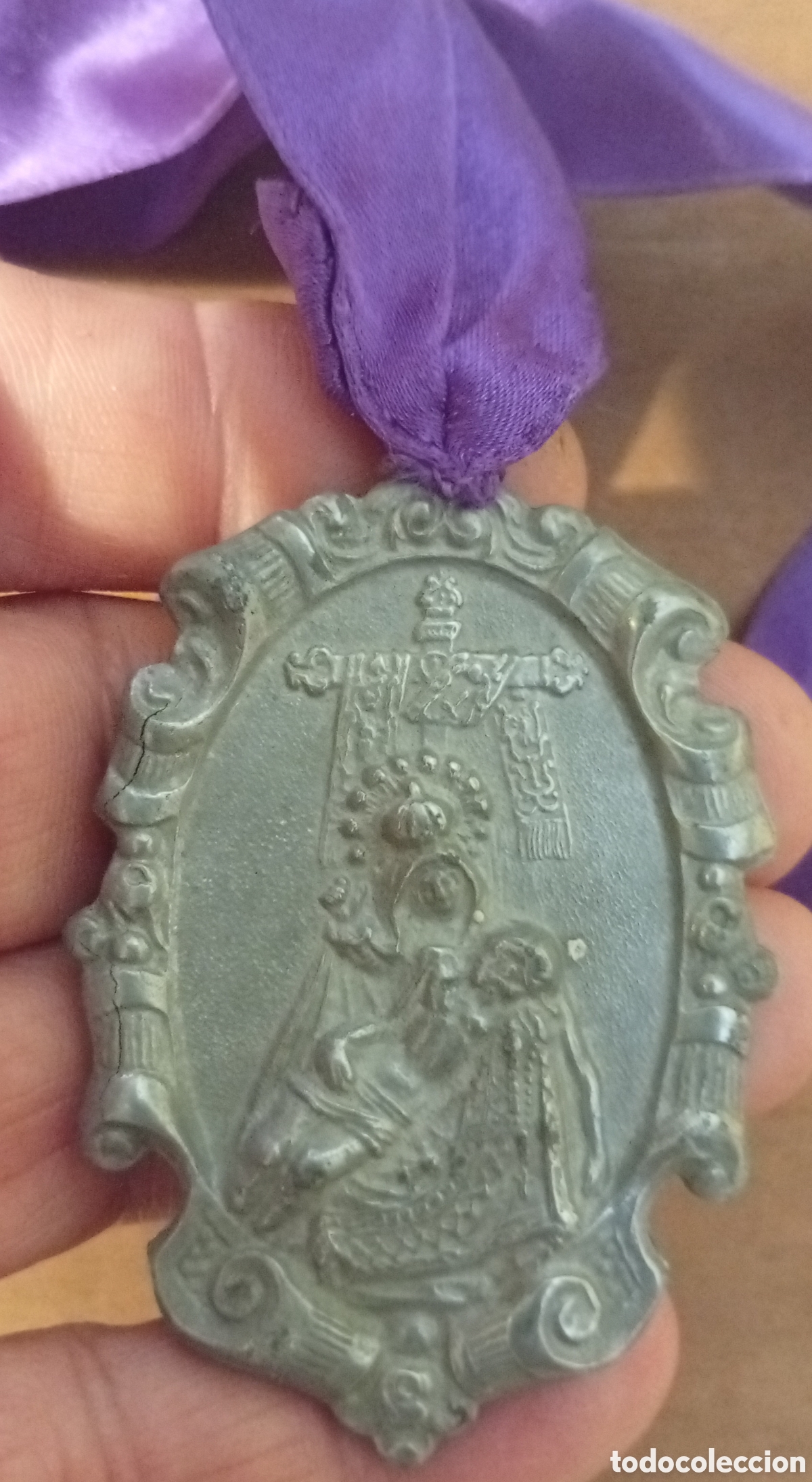 Antig&uuml;edades: Antigua medalla religiosa - Foto 1