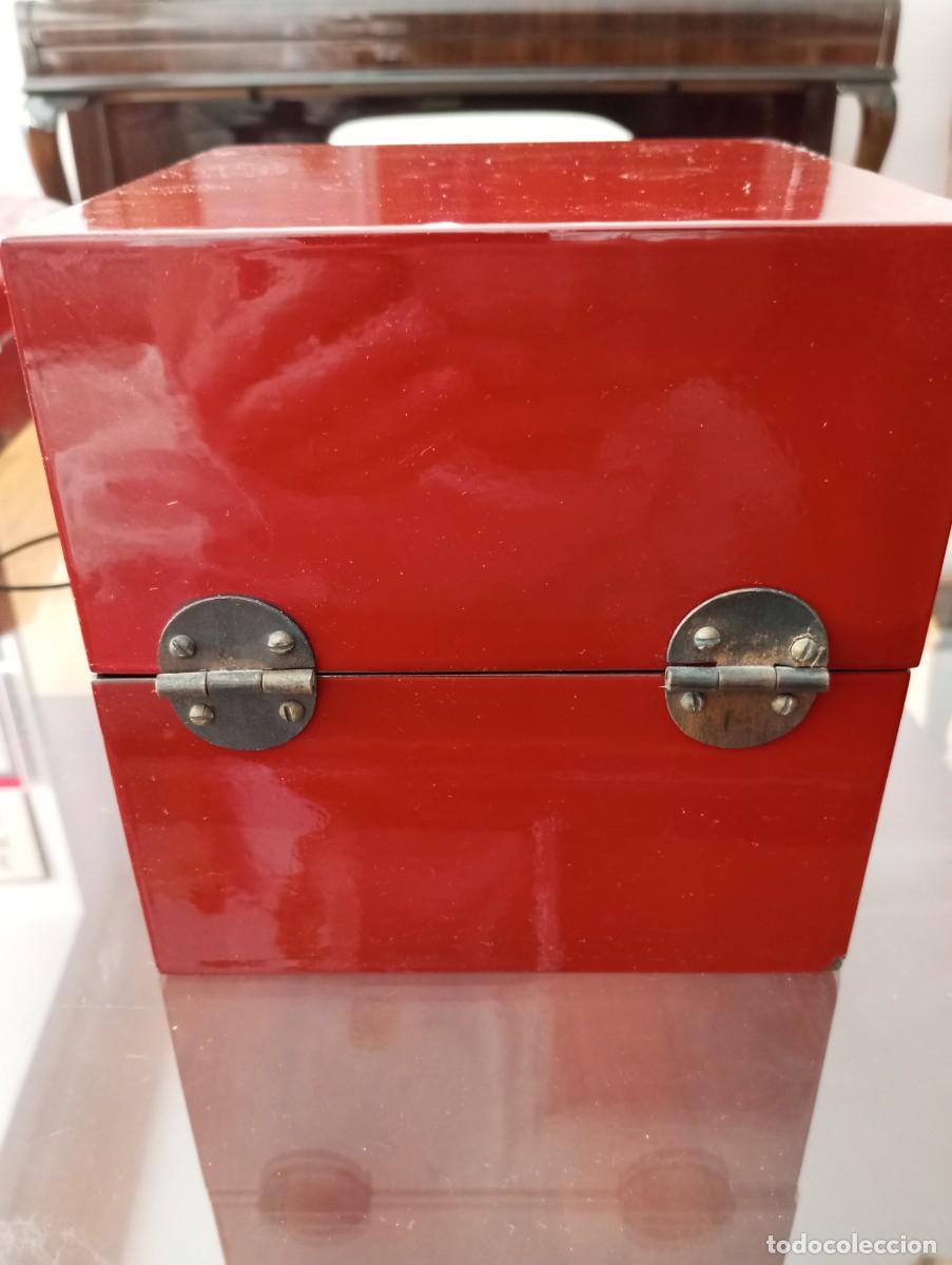 Antig&uuml;edades: CAJA JAPONESA DE MADERA LACADA - Foto 3