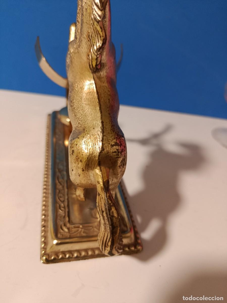 Antig&uuml;edades: CALIENTA COPAS CABALLO DORADO - Foto 6