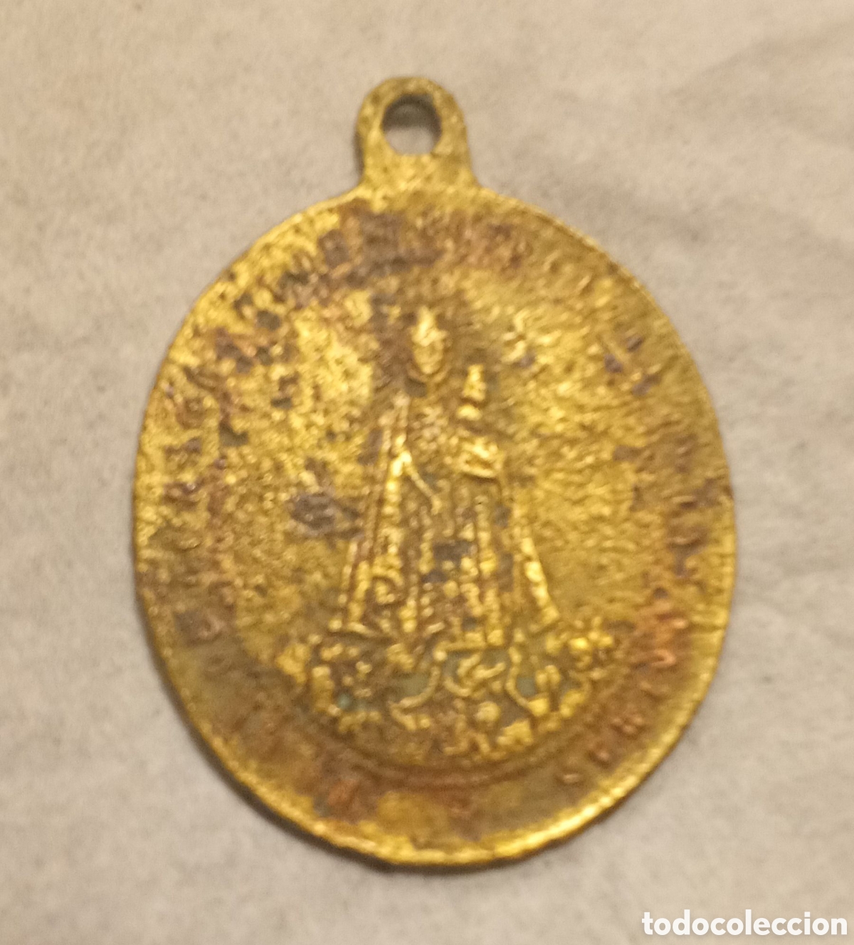 Antig&uuml;edades: MEDALLA DE SAN JOS&Eacute; DE BRONCE - Foto 2