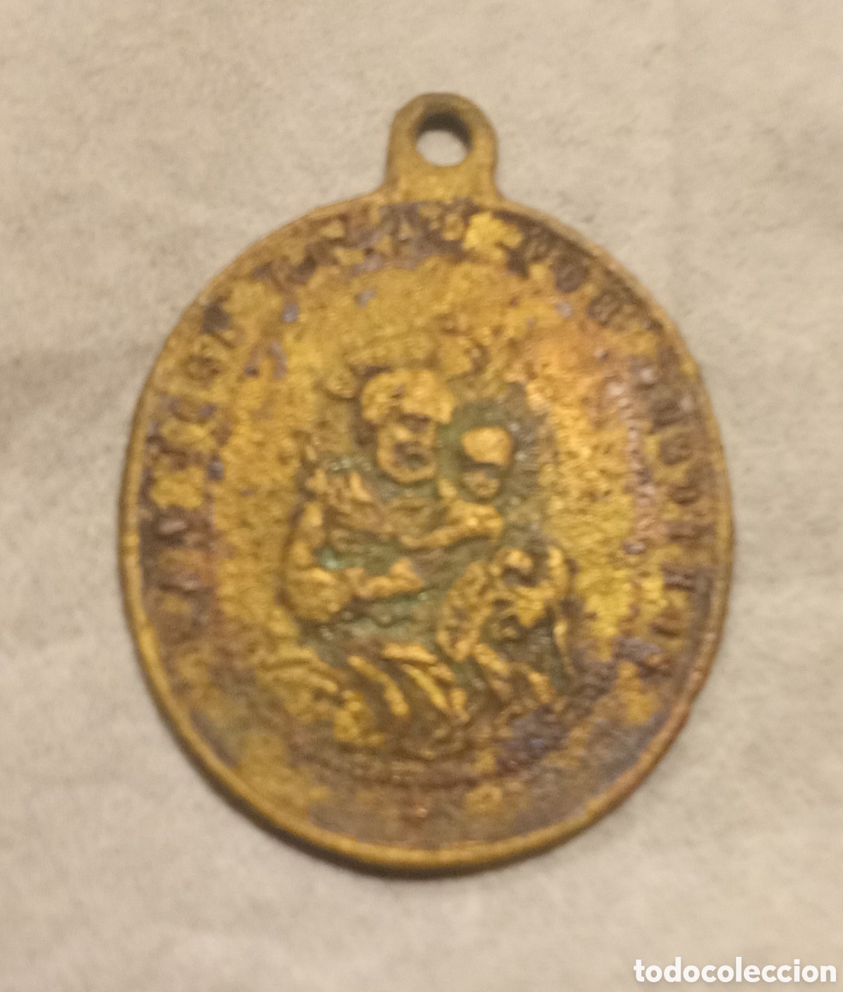 Antig&uuml;edades: MEDALLA DE SAN JOS&Eacute; DE BRONCE - Foto 1