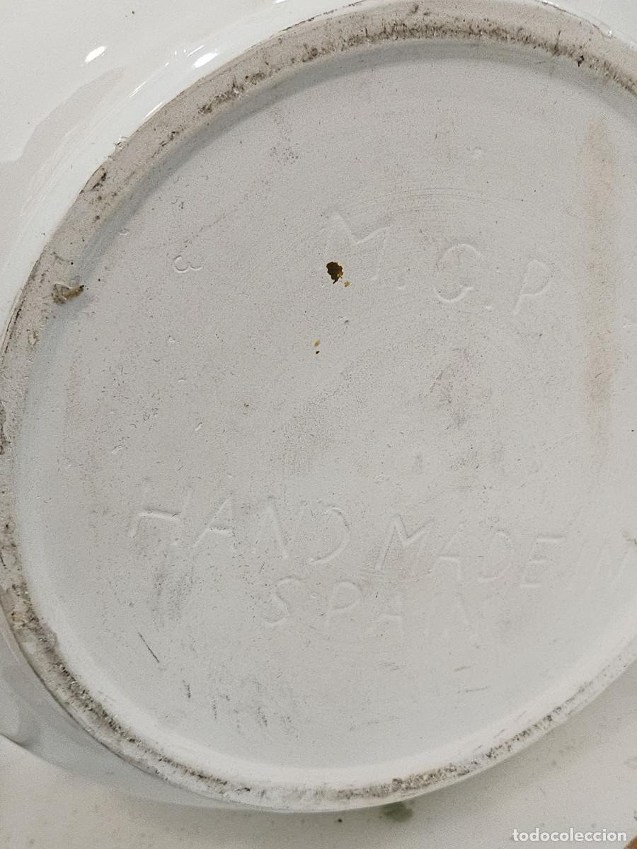 Antig&uuml;edades: maceton de ceramica con firma - Foto 4