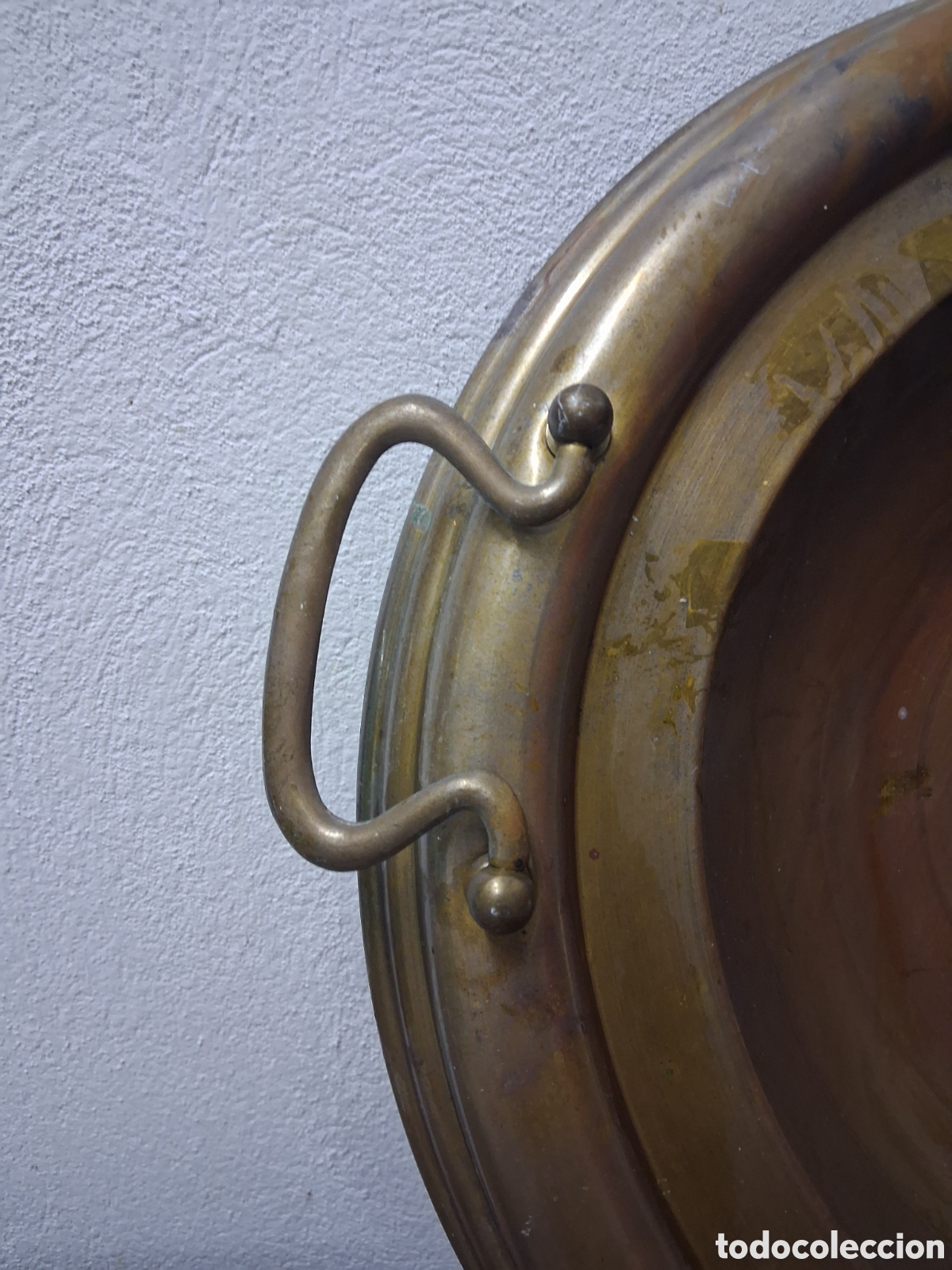 Antig&uuml;edades: Brasero de bronce para mesa camilla 45 cm - Foto 2