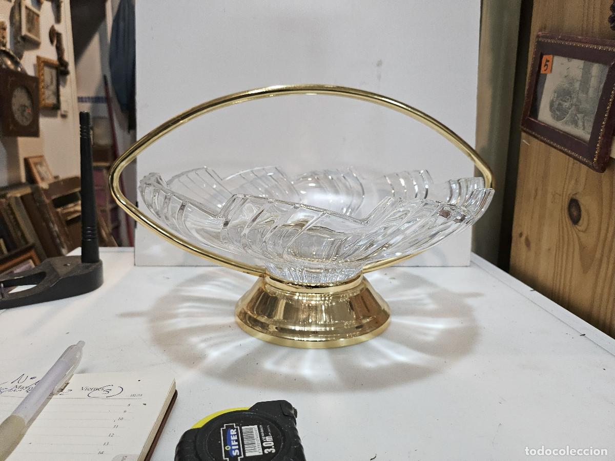 Antig&uuml;edades: CENTRO DE MESA CON METAL - Foto 1
