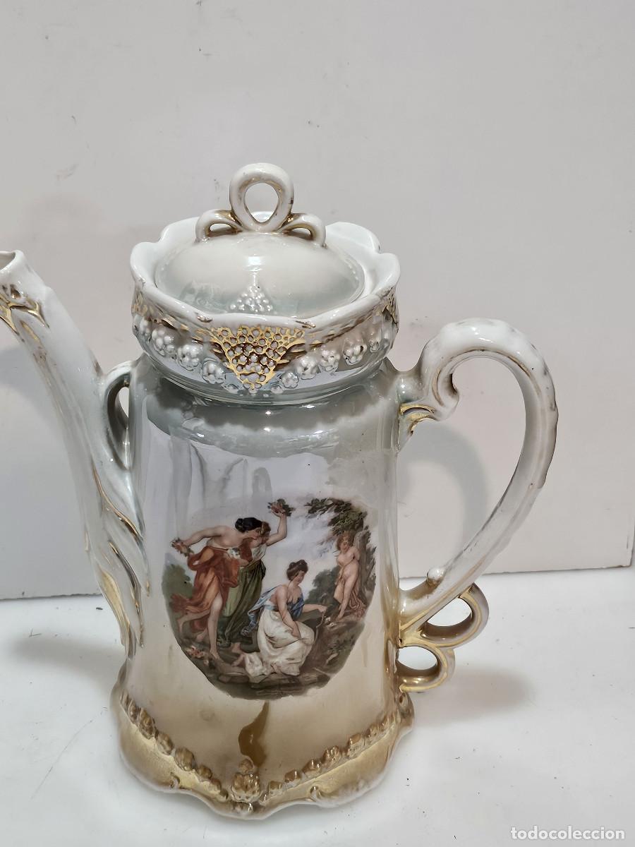 Antig&uuml;edades: tetera de porcelana antigua - Foto 1