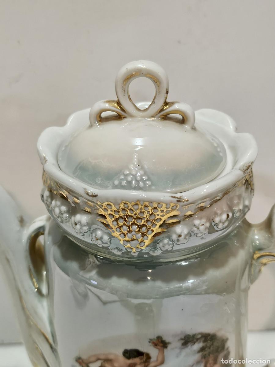 Antig&uuml;edades: tetera de porcelana antigua - Foto 3