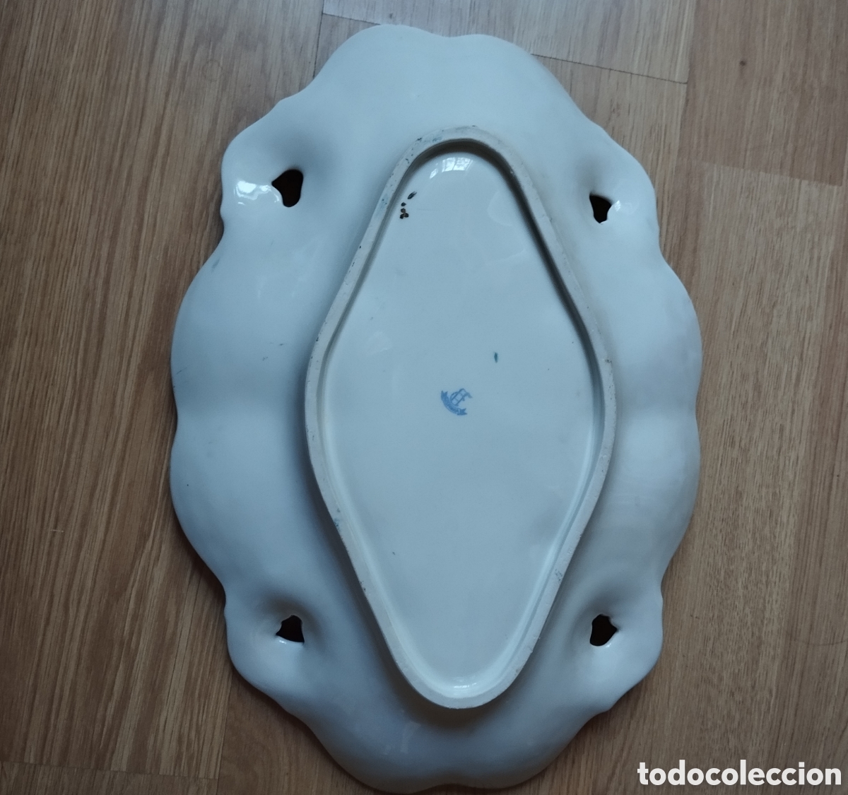 Antig&uuml;edades: Bandeja porcelana Hispania. - Foto 2