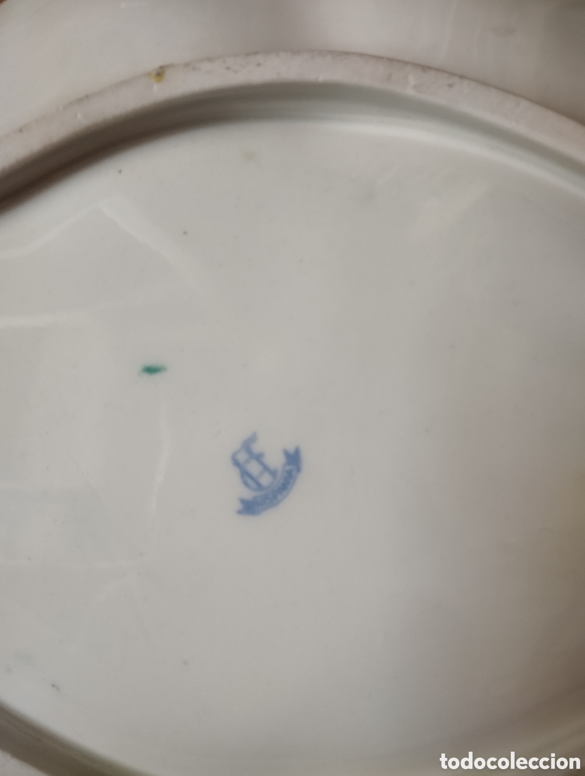 Antig&uuml;edades: Bandeja porcelana Hispania. - Foto 3