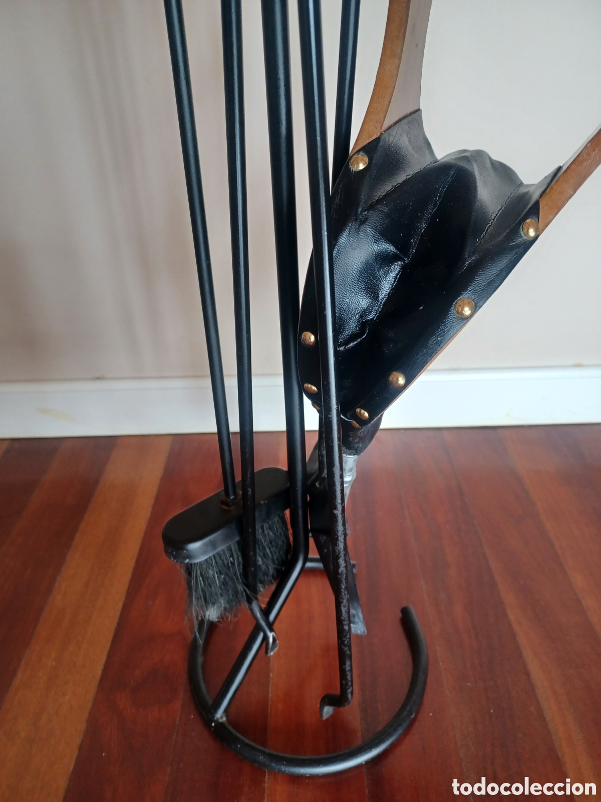 Antig&uuml;edades: ​Conjunto de Chimenea de Forja | Set Antiguo Franc&eacute;s - Foto 3