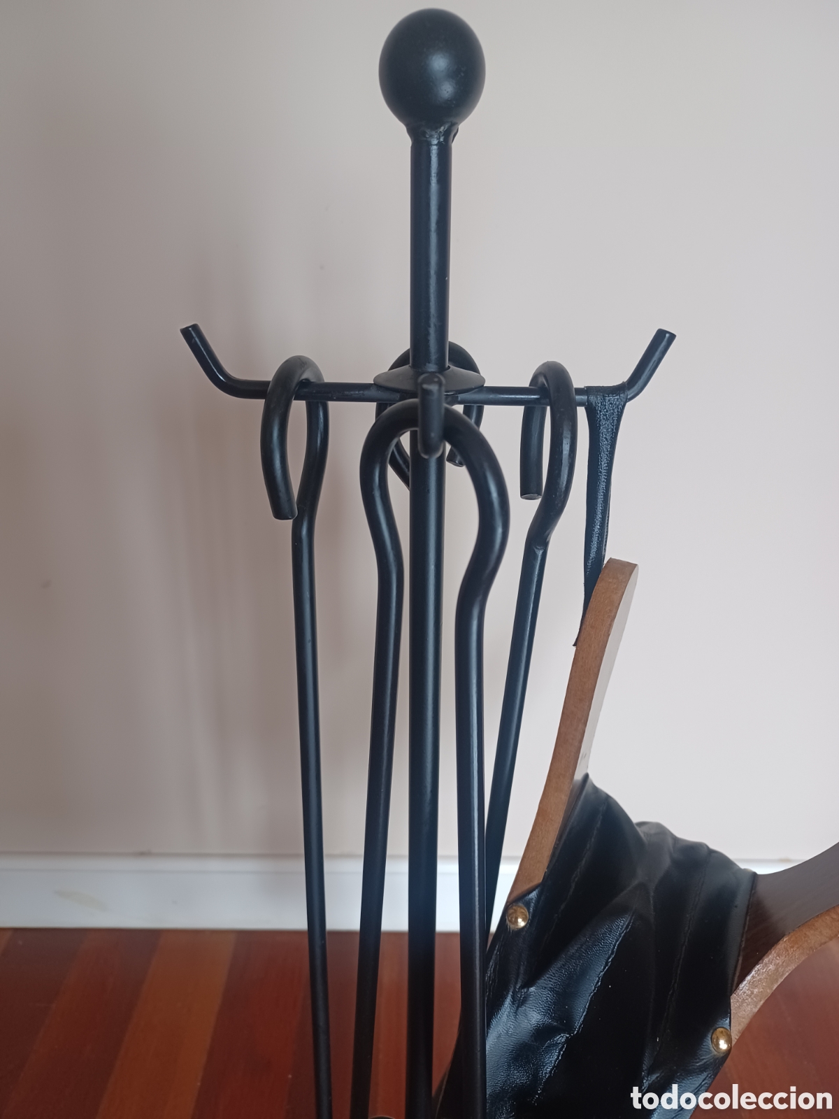 Antig&uuml;edades: ​Conjunto de Chimenea de Forja | Set Antiguo Franc&eacute;s - Foto 4