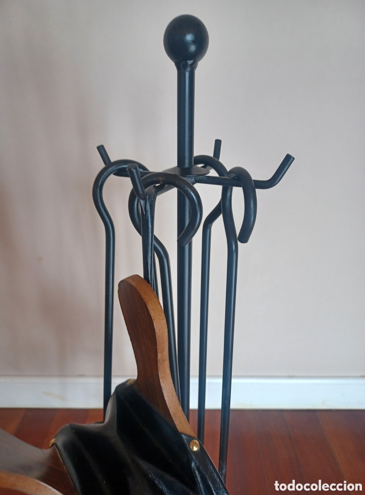 Antig&uuml;edades: ​Conjunto de Chimenea de Forja | Set Antiguo Franc&eacute;s - Foto 6