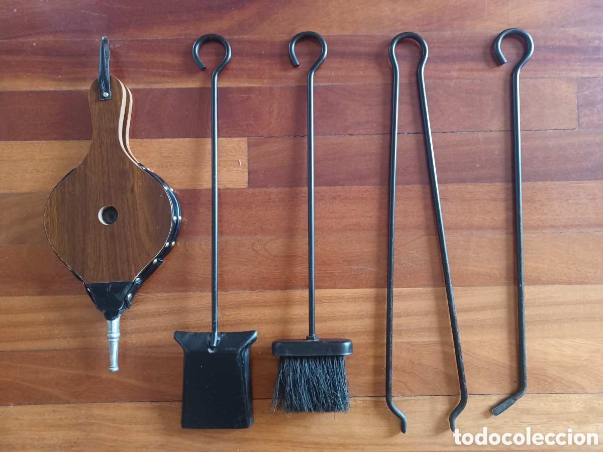 Antig&uuml;edades: ​Conjunto de Chimenea de Forja | Set Antiguo Franc&eacute;s - Foto 12