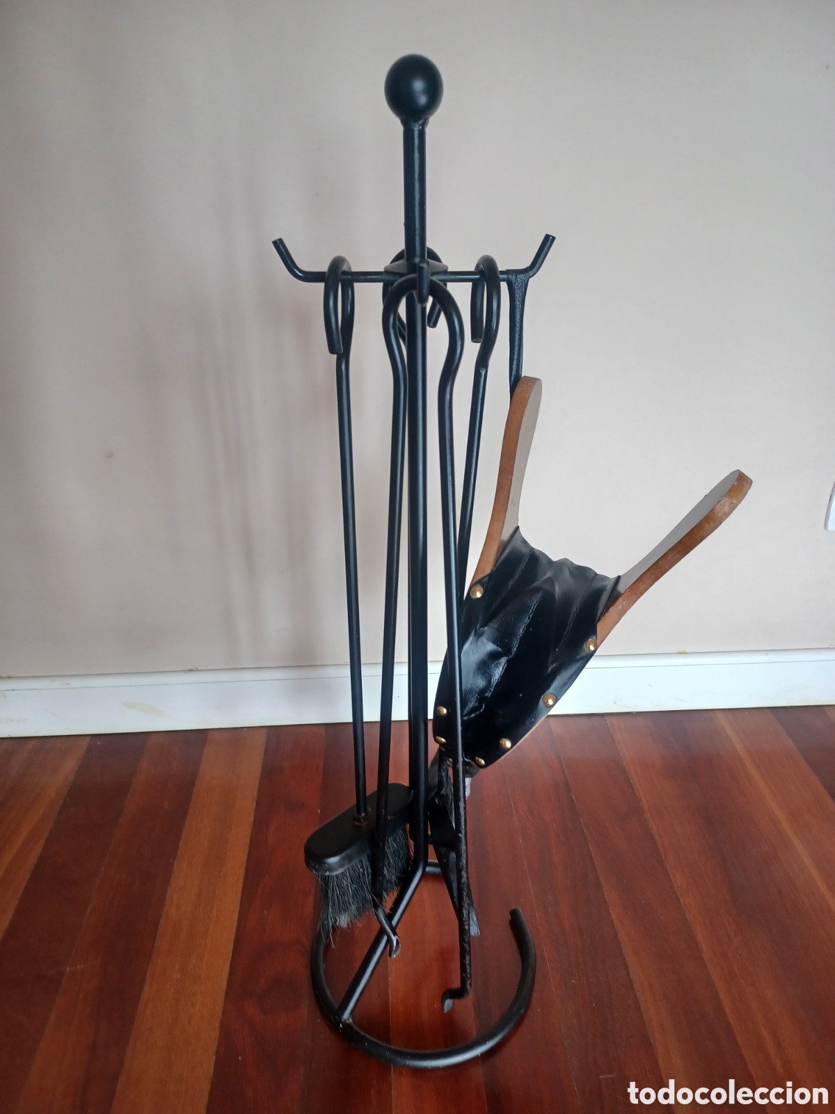 Antig&uuml;edades: ​Conjunto de Chimenea de Forja | Set Antiguo Franc&eacute;s - Foto 1