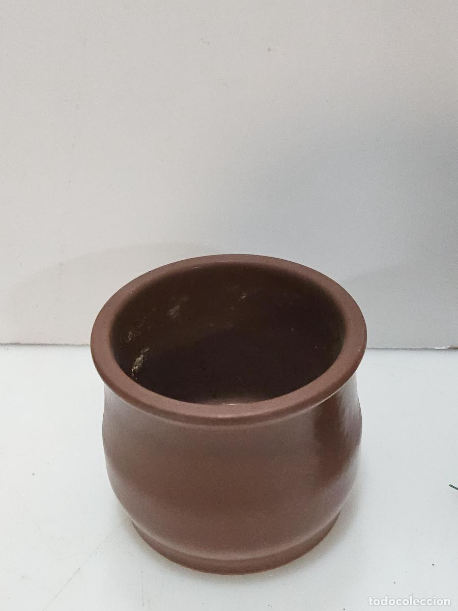 Antig&uuml;edades: 2 macetas de ceramica - Foto 2