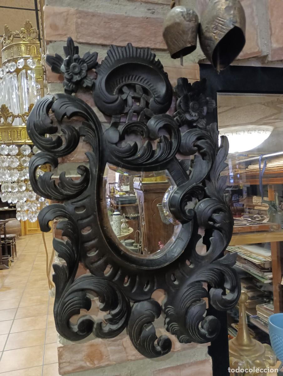 Antig&uuml;edades: CORNUCOPIA ANTIGUA EBONIZADA. Ppios S.XX - Foto 1