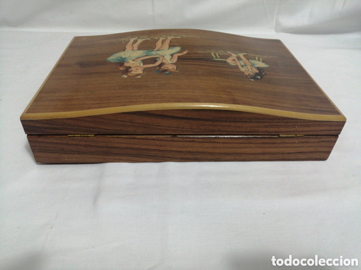 Antig&uuml;edades: Caja joyero en madera - Foto 3