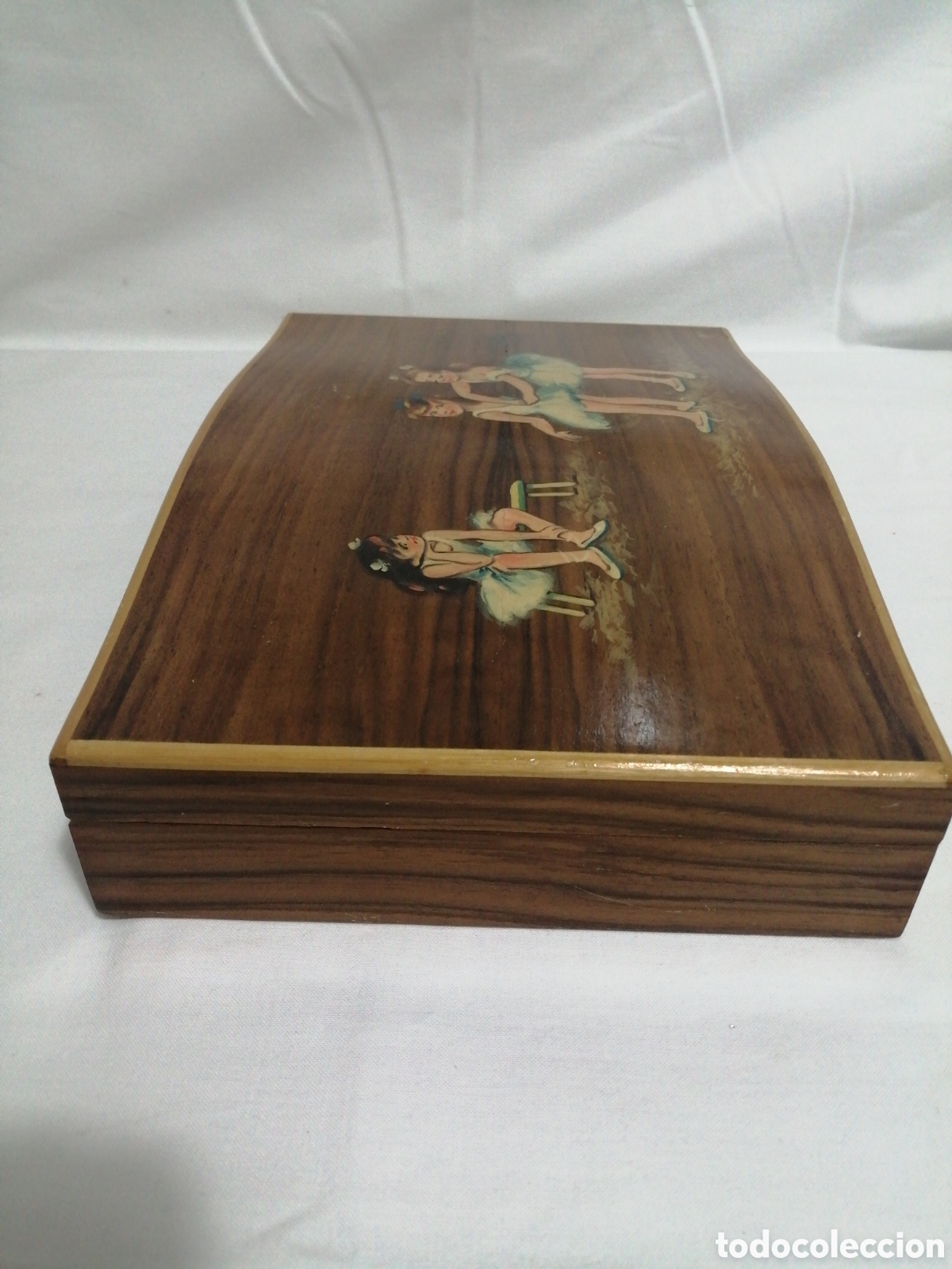 Antig&uuml;edades: Caja joyero en madera - Foto 4