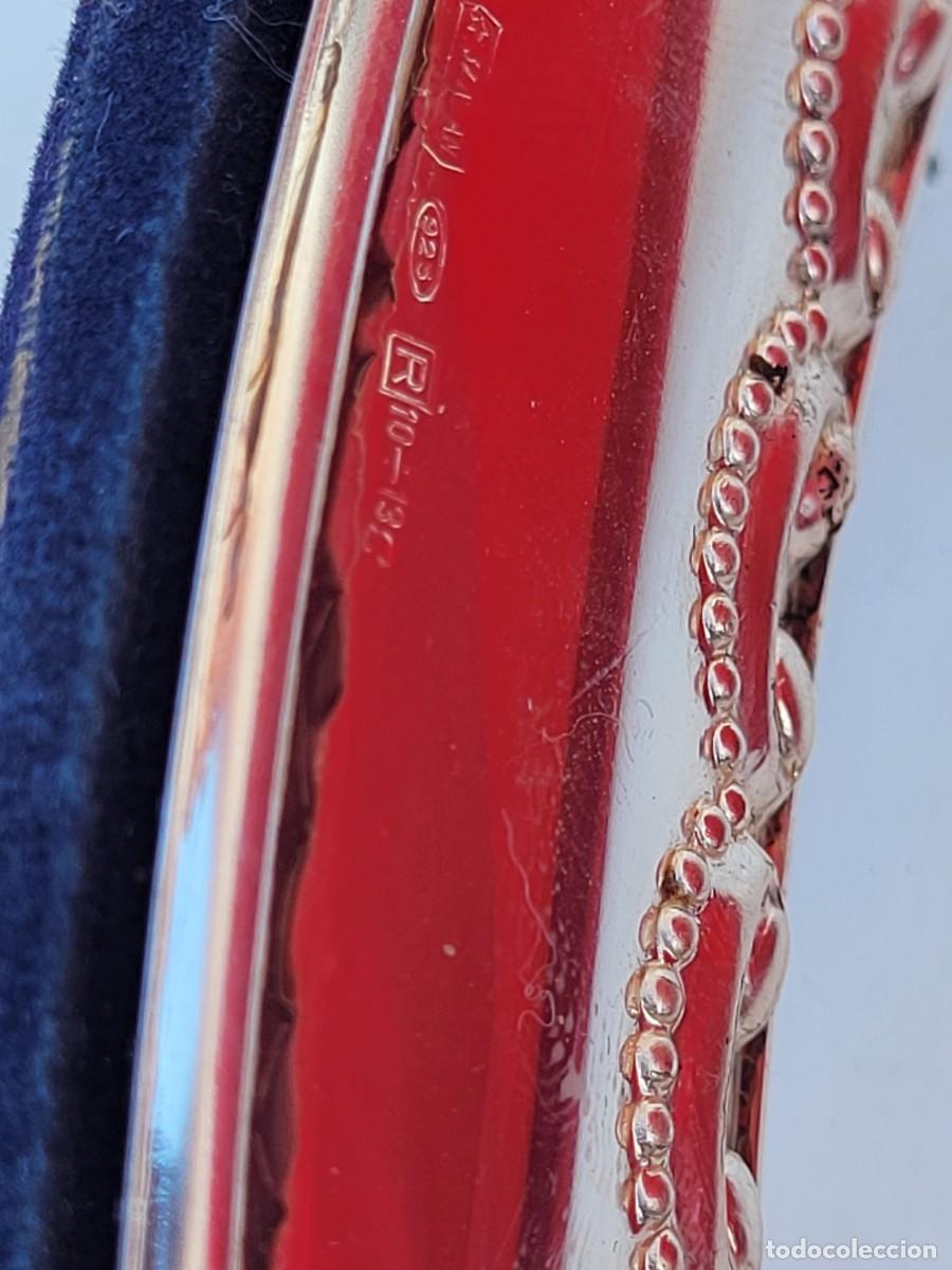 Antig&uuml;edades: Espejo Camilletti, plata 925, 27cm - Foto 10