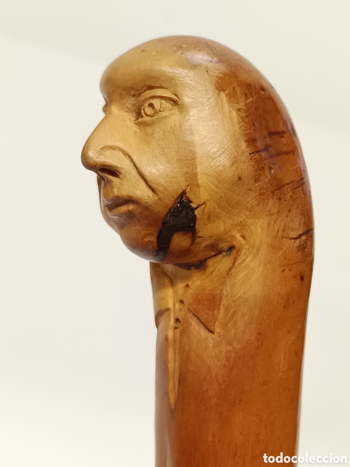 Antig&uuml;edades: Bast&oacute;n en madera de boj - Foto 3