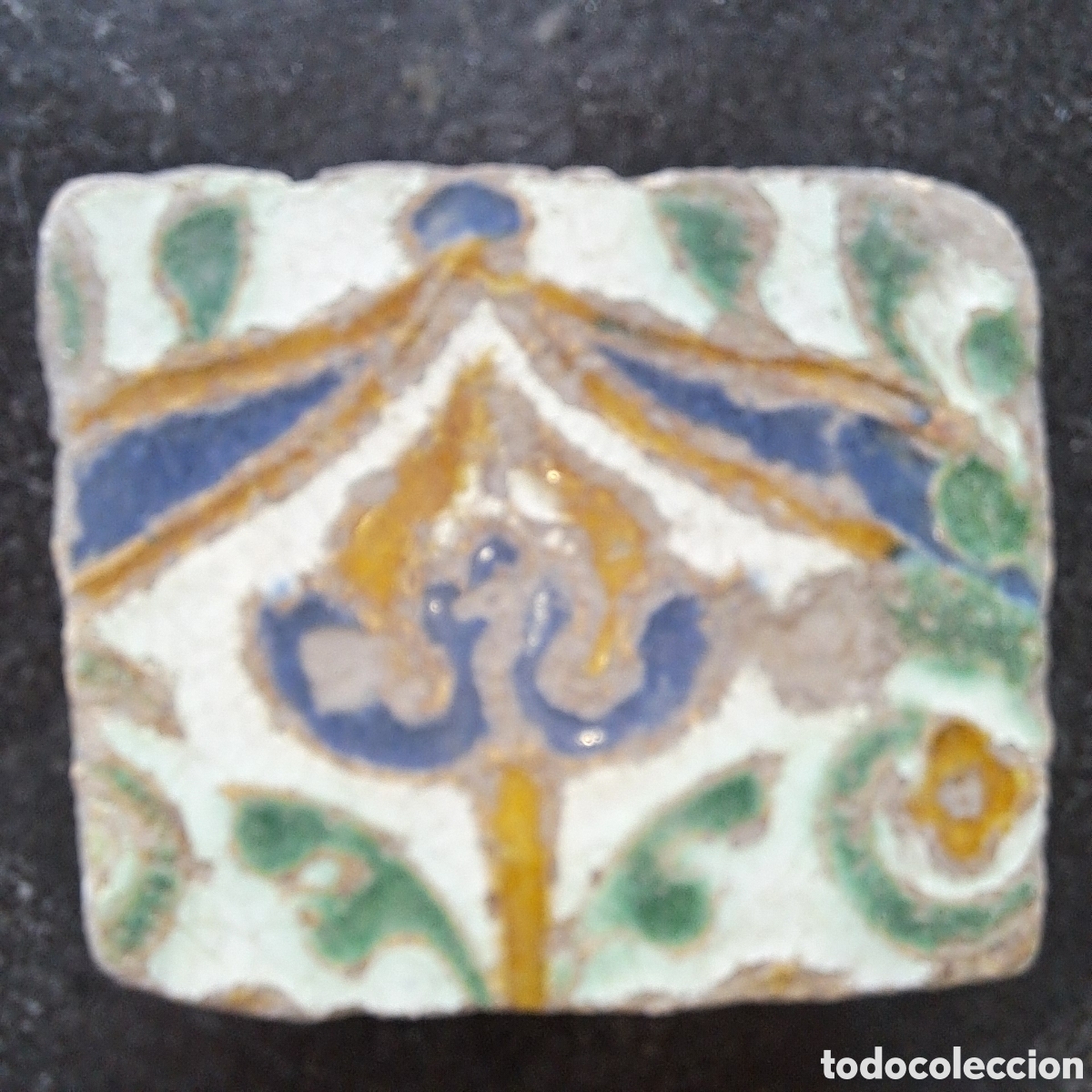Antig&uuml;edades: Azulejo Toledo S. XVI. - Foto 5