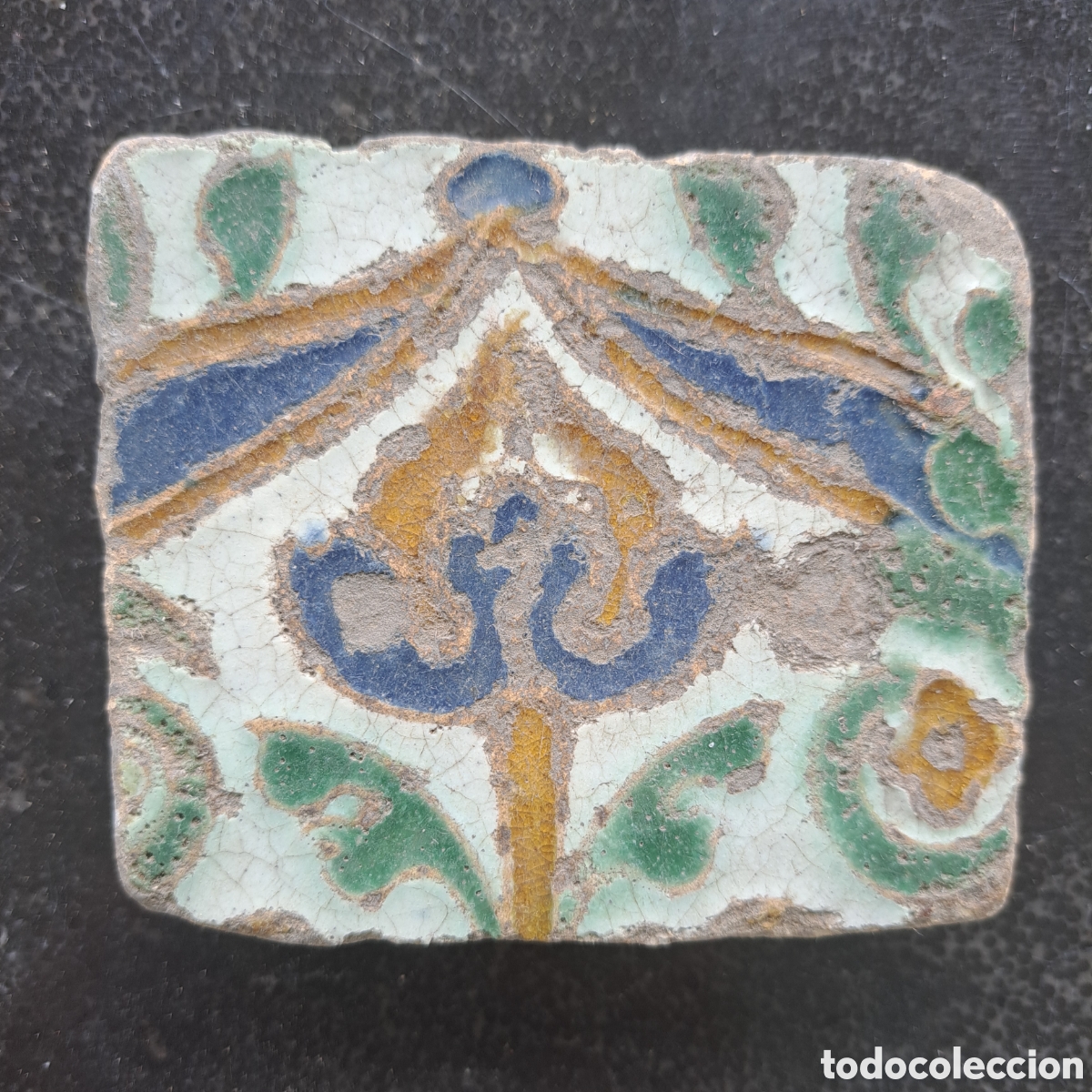 Antig&uuml;edades: Azulejo Toledo S. XVI. - Foto 1