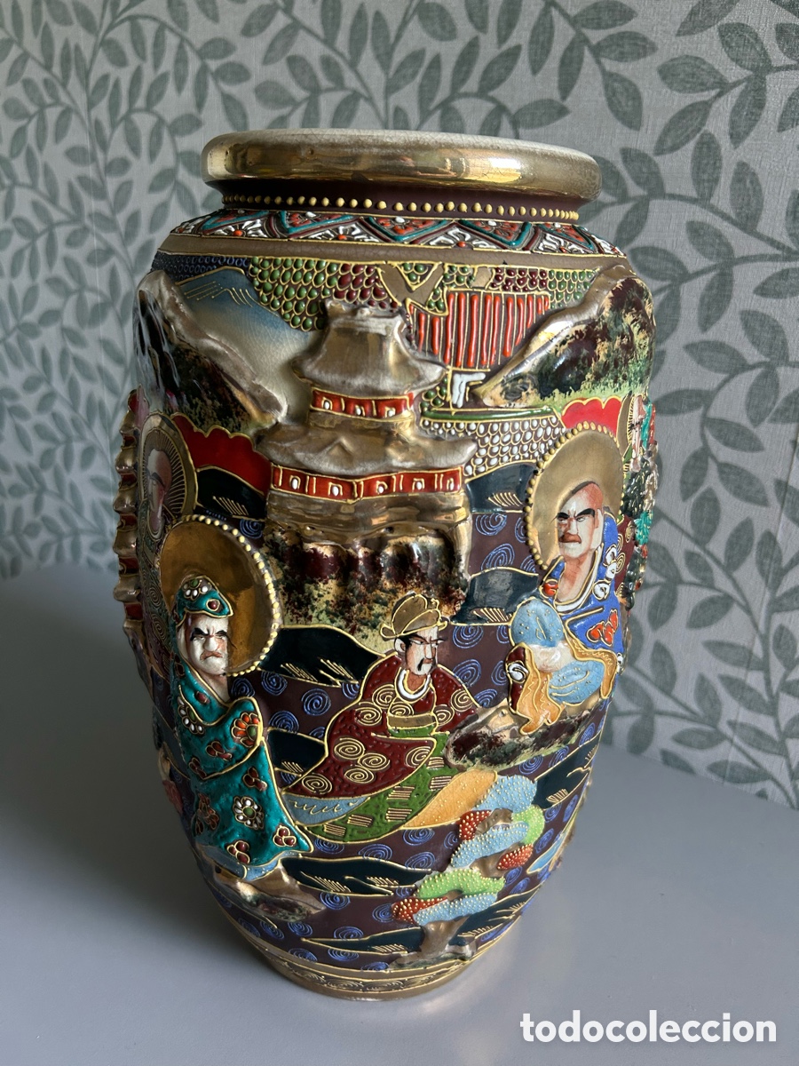 Antig&uuml;edades: Jarr&oacute;n cer&aacute;mica Satsuma - Foto 2