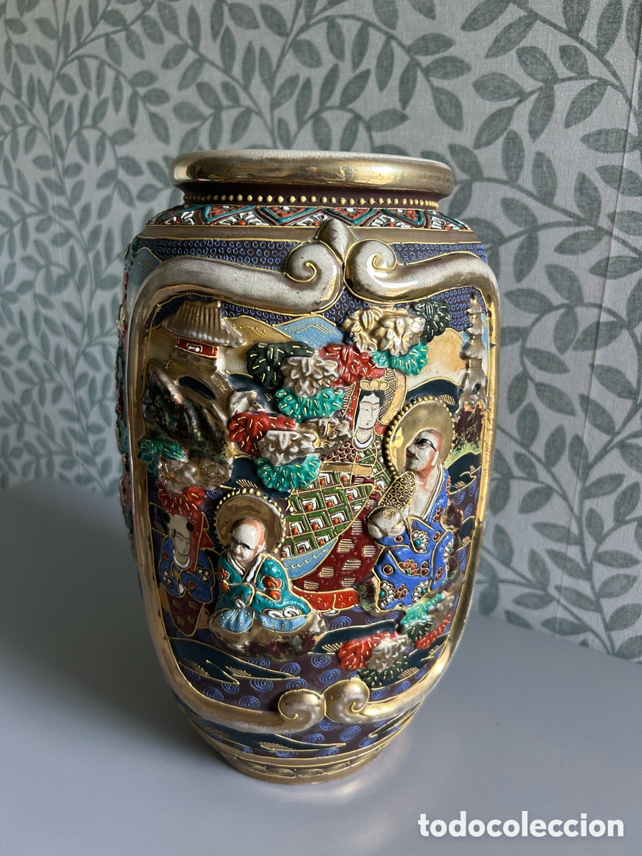 Antig&uuml;edades: Jarr&oacute;n cer&aacute;mica Satsuma - Foto 1