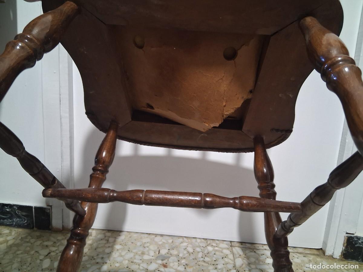 Antig&uuml;edades: Silla de madera torneada marca mocholi - Foto 5