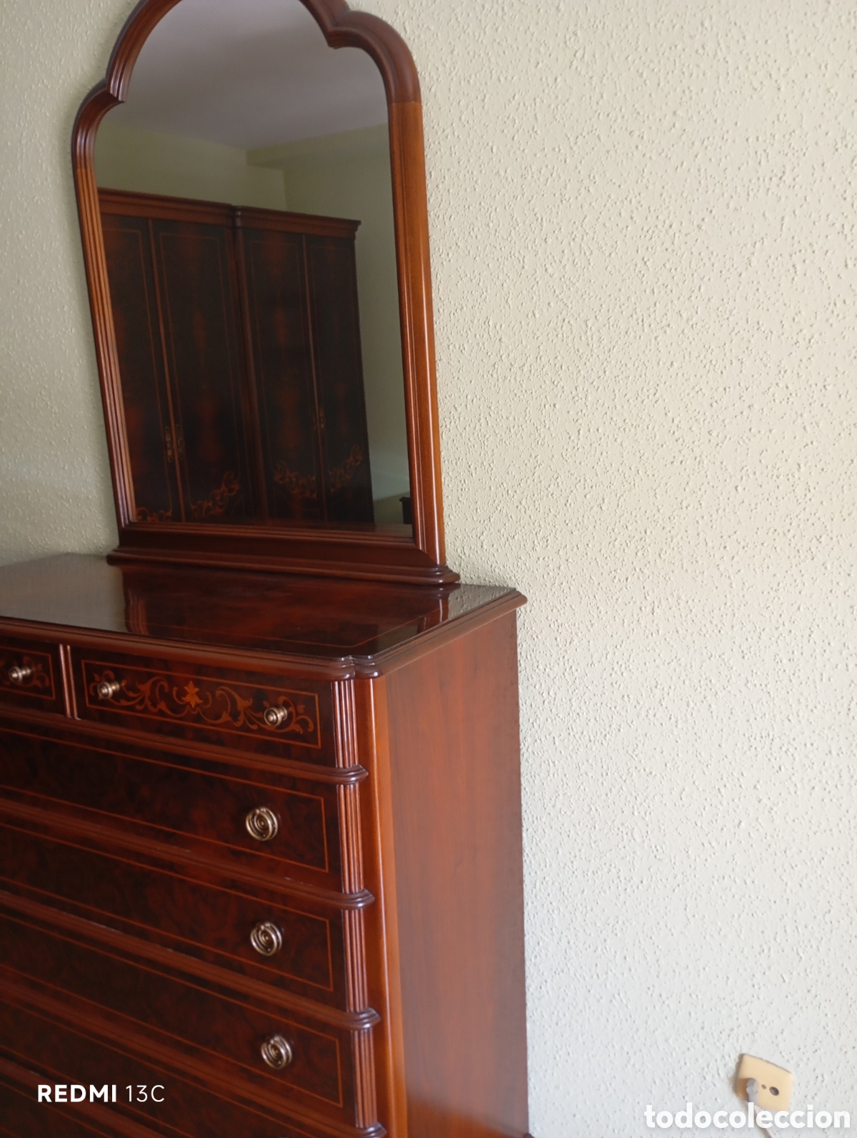 Antig&uuml;edades: Dormitorio de matrimonio completo - Foto 4