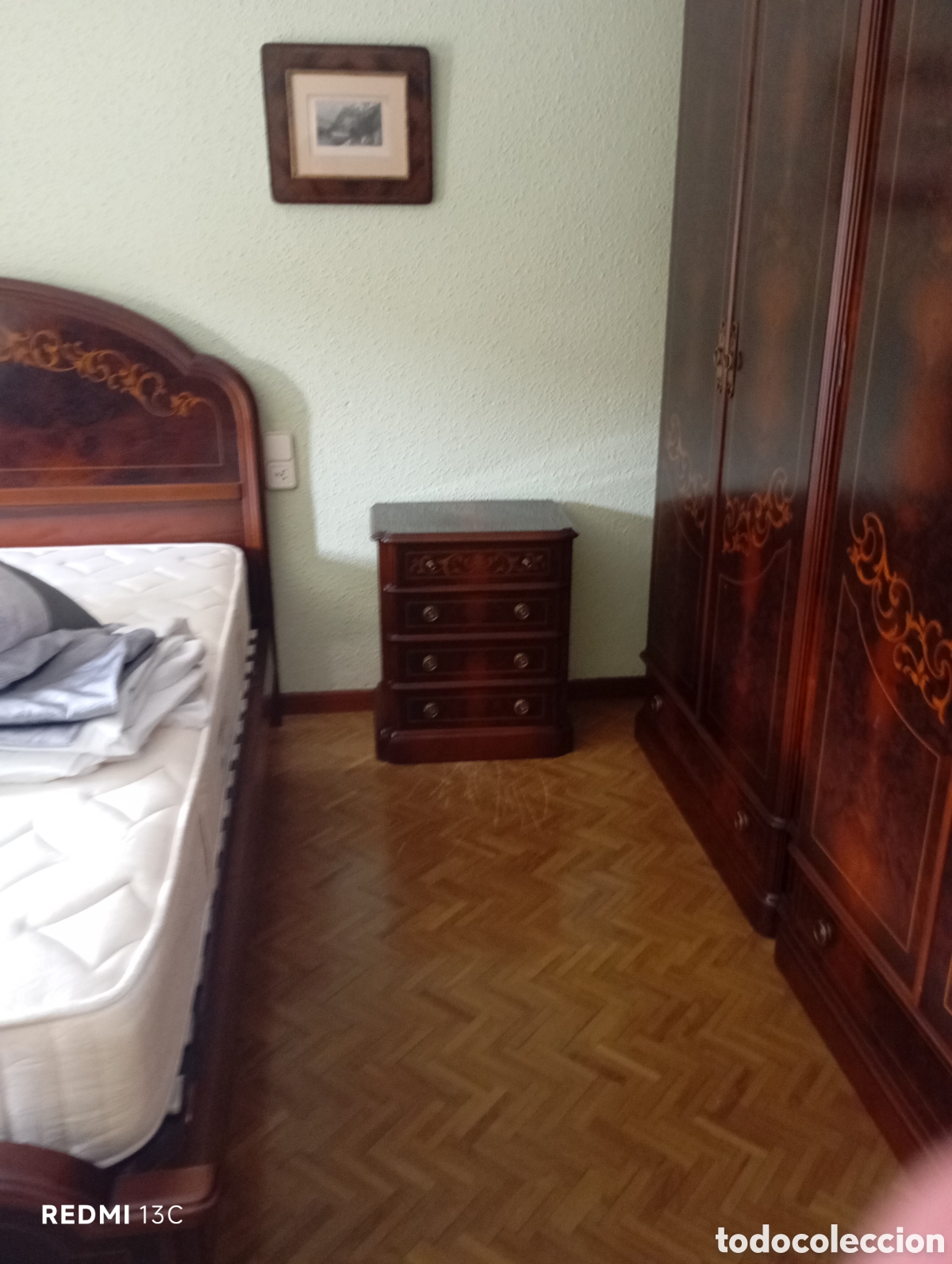 Antig&uuml;edades: Dormitorio de matrimonio completo - Foto 8
