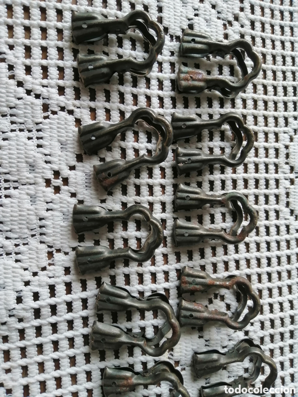 Antig&uuml;edades: PINZAS PARA COLGAR CORTINAS - Foto 2
