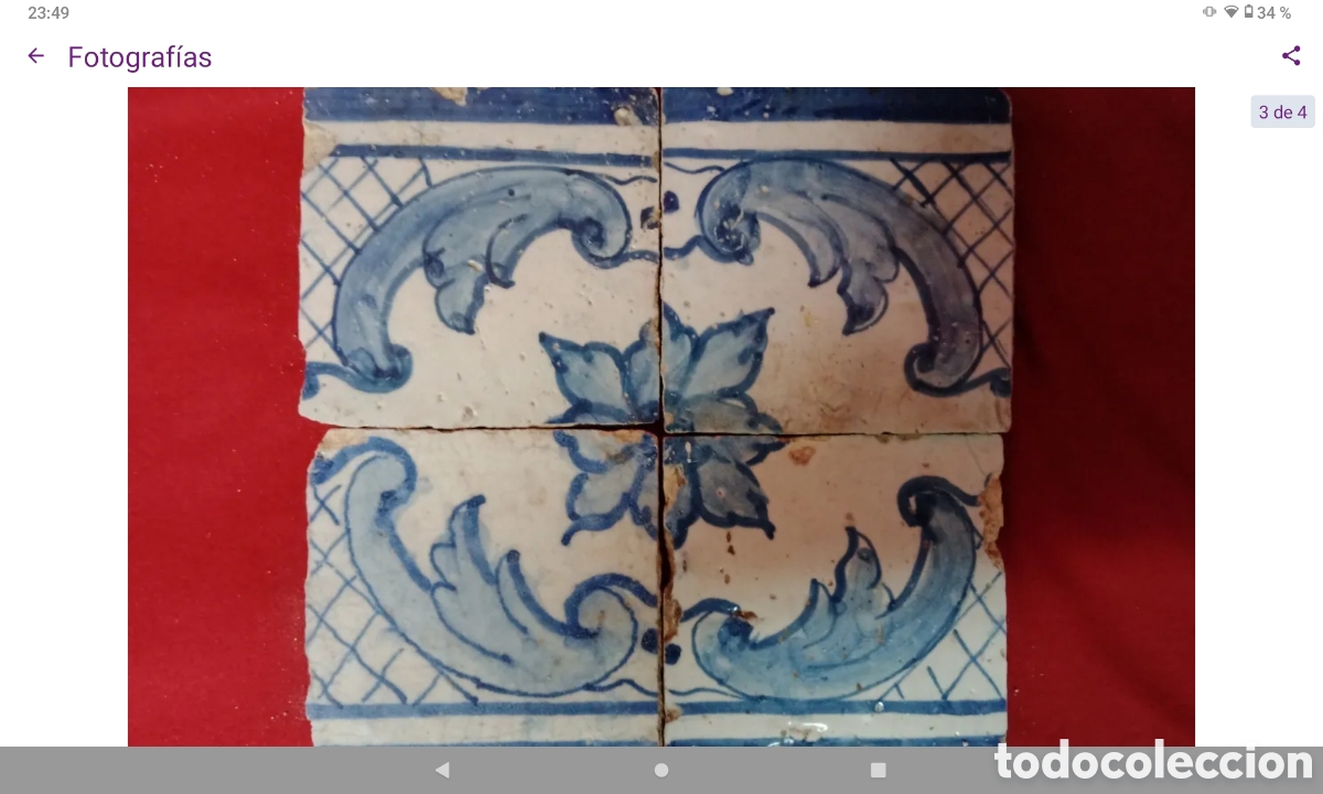 Antig&uuml;edades: Conjunto de antiguos azulejos - Foto 3