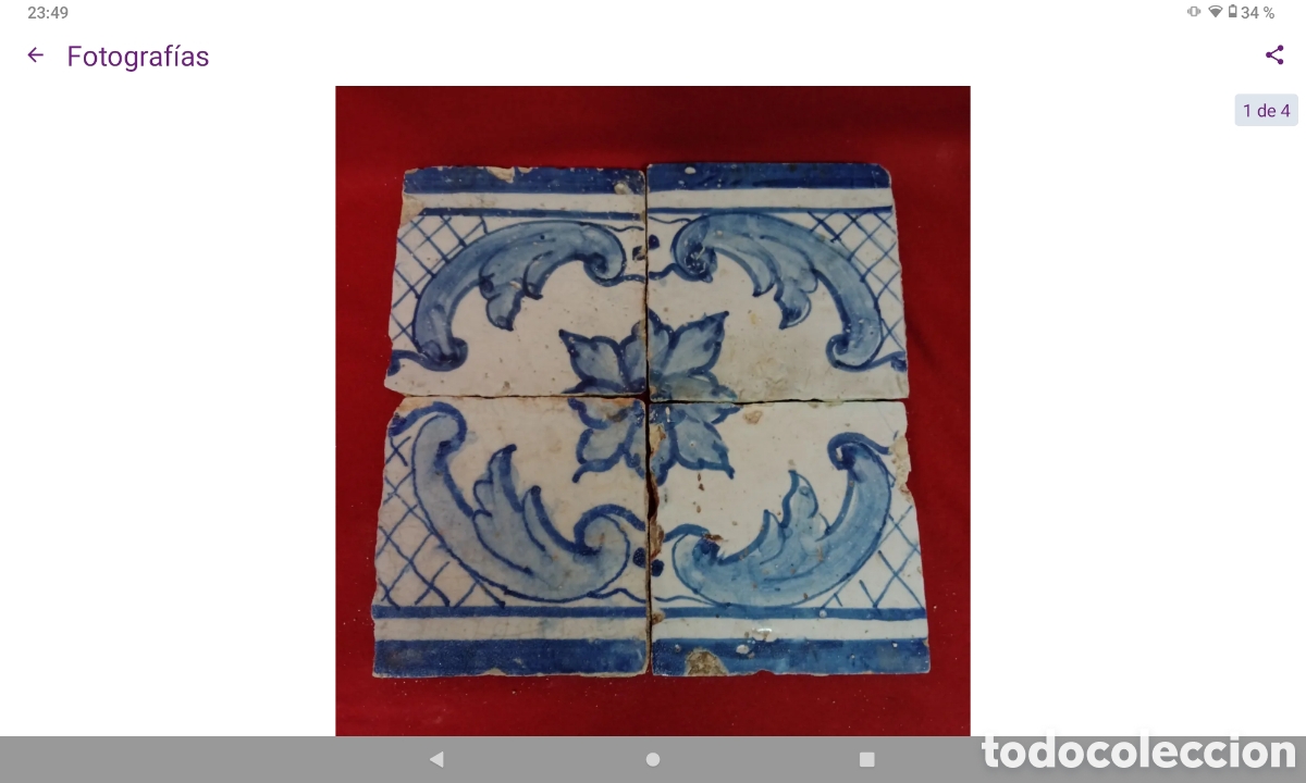 Antig&uuml;edades: Conjunto de antiguos azulejos - Foto 1