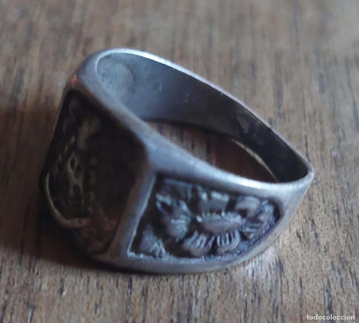 Antig&uuml;edades: Antiguo anillo en plata Virgen del Rocio - Foto 2