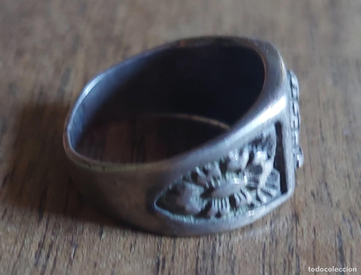 Antig&uuml;edades: Antiguo anillo en plata Virgen del Rocio - Foto 3