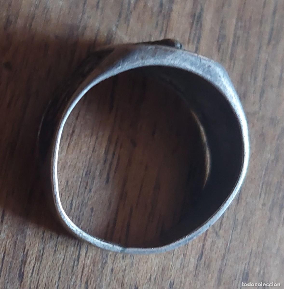 Antig&uuml;edades: Antiguo anillo en plata Virgen del Rocio - Foto 4