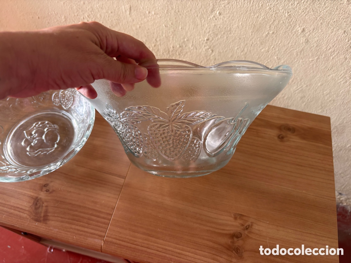 Antig&uuml;edades: Fruteros de cristal ingl&eacute;s - Foto 2