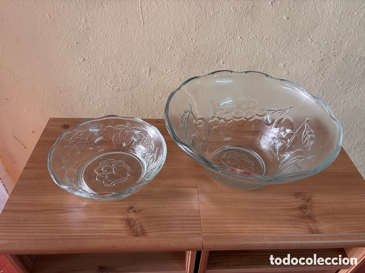 Antig&uuml;edades: Fruteros de cristal ingl&eacute;s - Foto 1