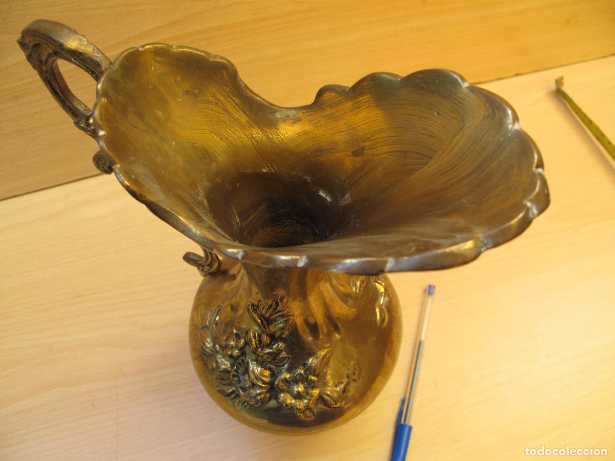 Antig&uuml;edades: JARR&Oacute;N DORADO EN BRONCE. - Foto 3
