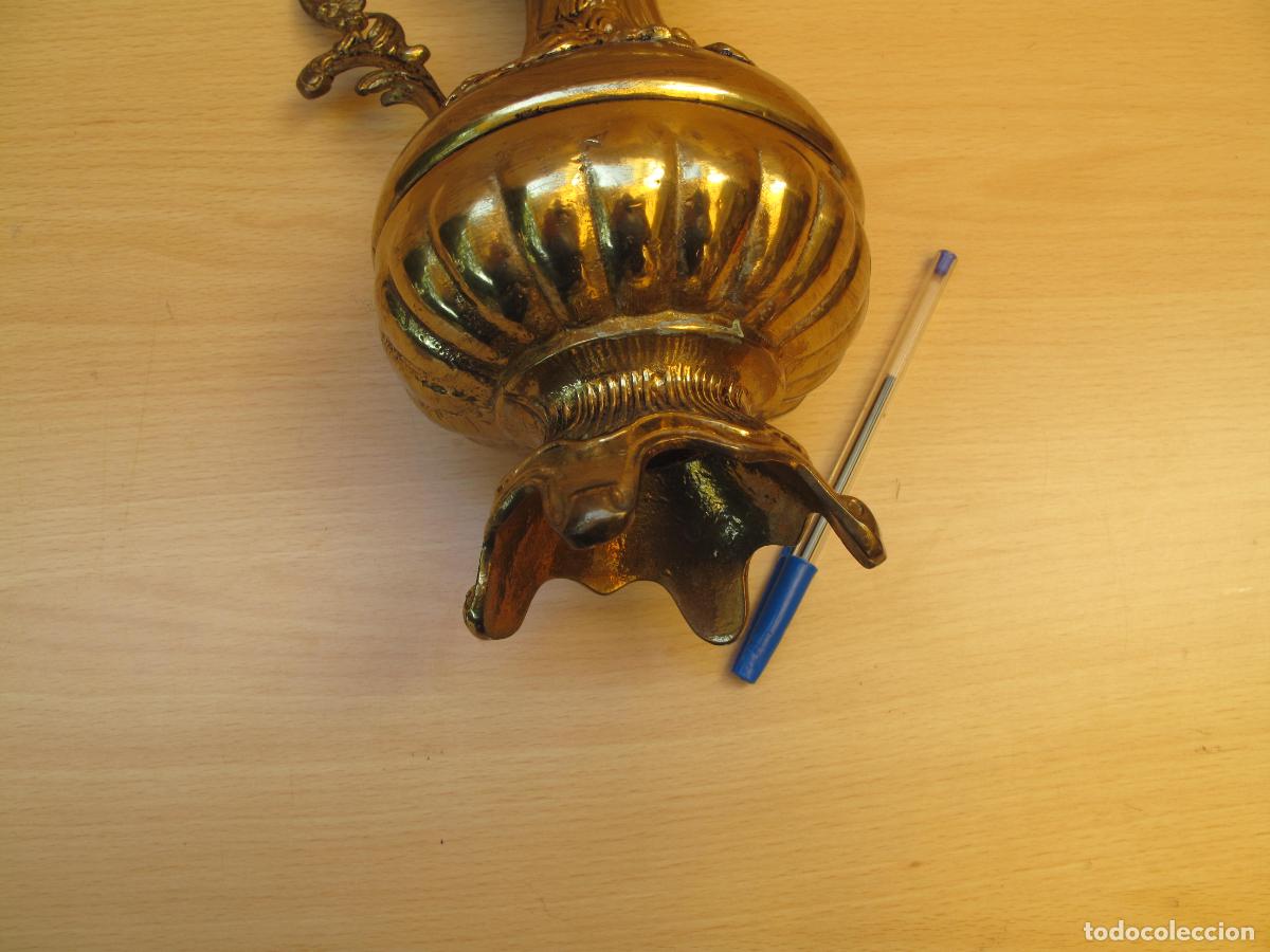 Antig&uuml;edades: JARR&Oacute;N DORADO EN BRONCE. - Foto 4