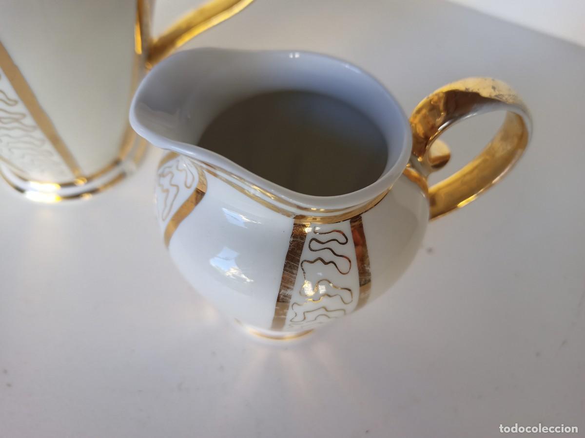 Antig&uuml;edades: Cafetera y lechera Valdelvira - Foto 4