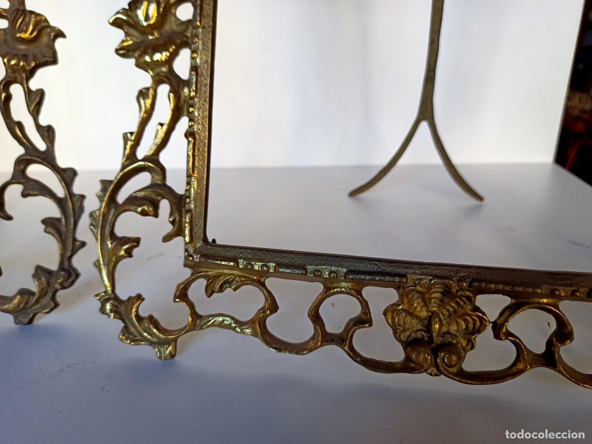 Antig&uuml;edades: Pareja de marcos de bronce - Foto 3
