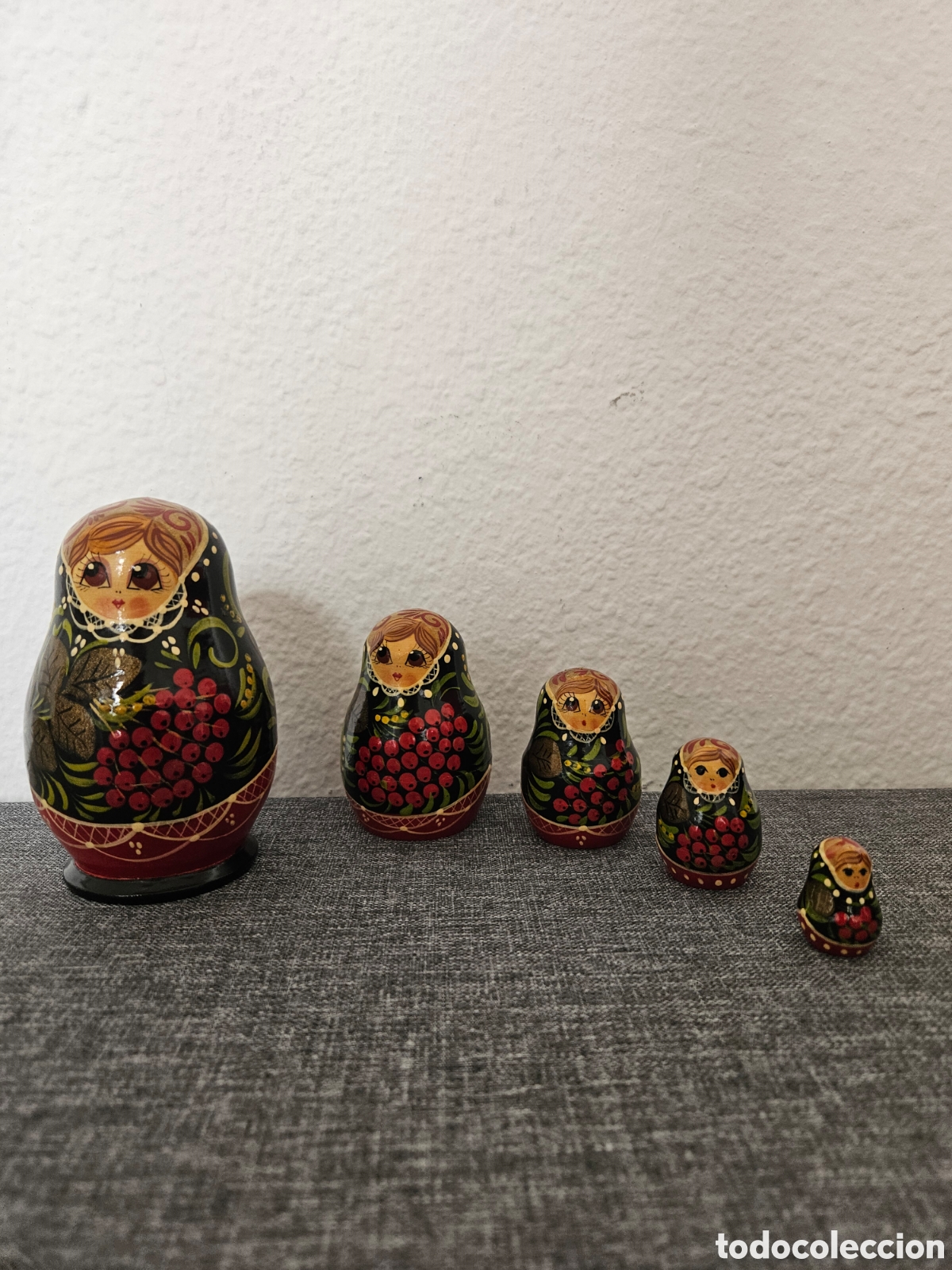 Antig&uuml;edades: Mu&ntilde;eca matreska 5m lujianova - Foto 1