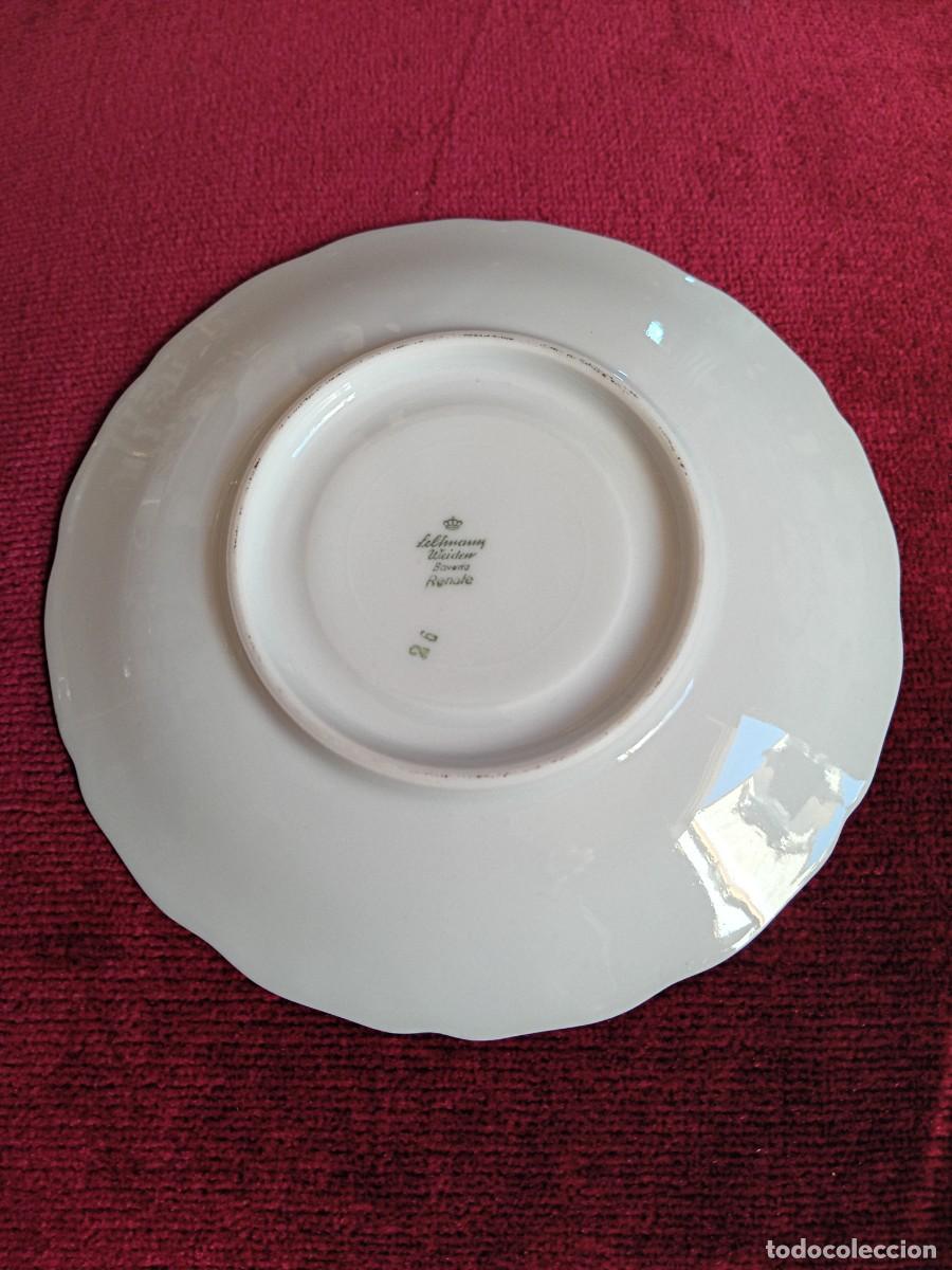 Antig&uuml;edades: Plato porcelana de Bavaria - Foto 3