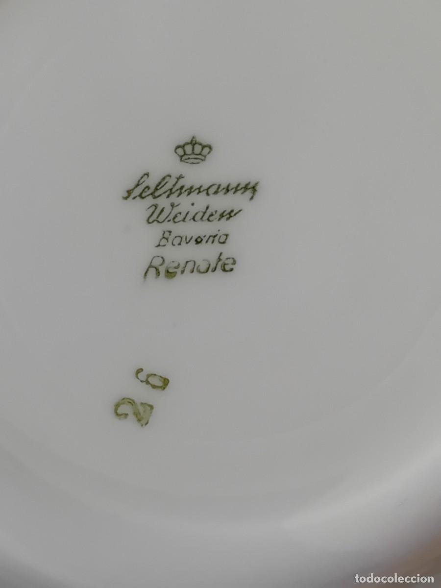 Antig&uuml;edades: Plato porcelana de Bavaria - Foto 4
