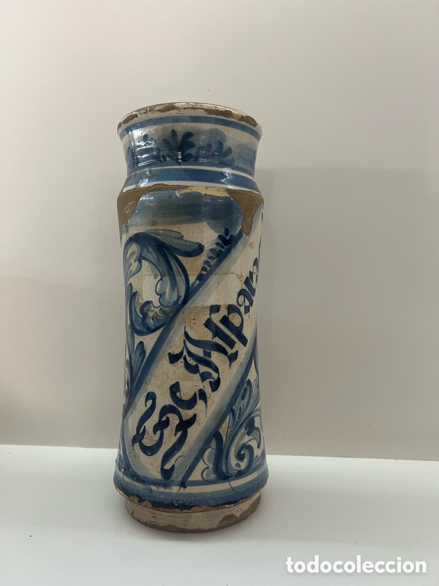 Antig&uuml;edades: Albarelo catal&aacute;n s XVIII - Foto 1